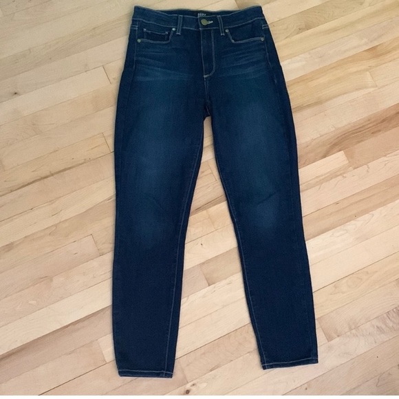 Paige Hoxton Ankle “Calani” Dark Wash Jeans - Picture 4 of 15